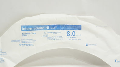 Mallinckrodt 86452 Intermediate Hi-Lo Tracheal Tube Cuffed 8.0 mm I.D.